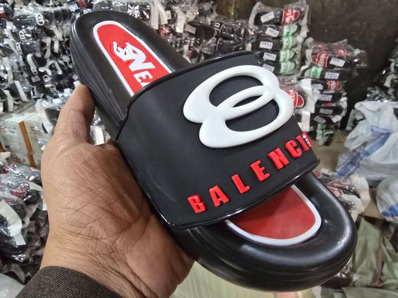 3002 شبشب ربر بروتان رجالي خريطة +انسيرت - بلنسيجا- الوان