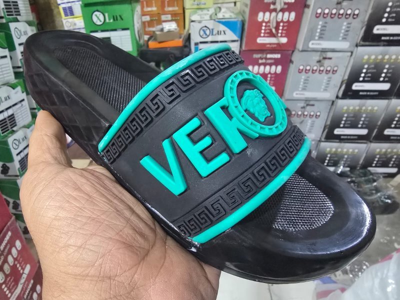 3009 شبشب ربر بروتان شبابي -فرزتشي- اخضر