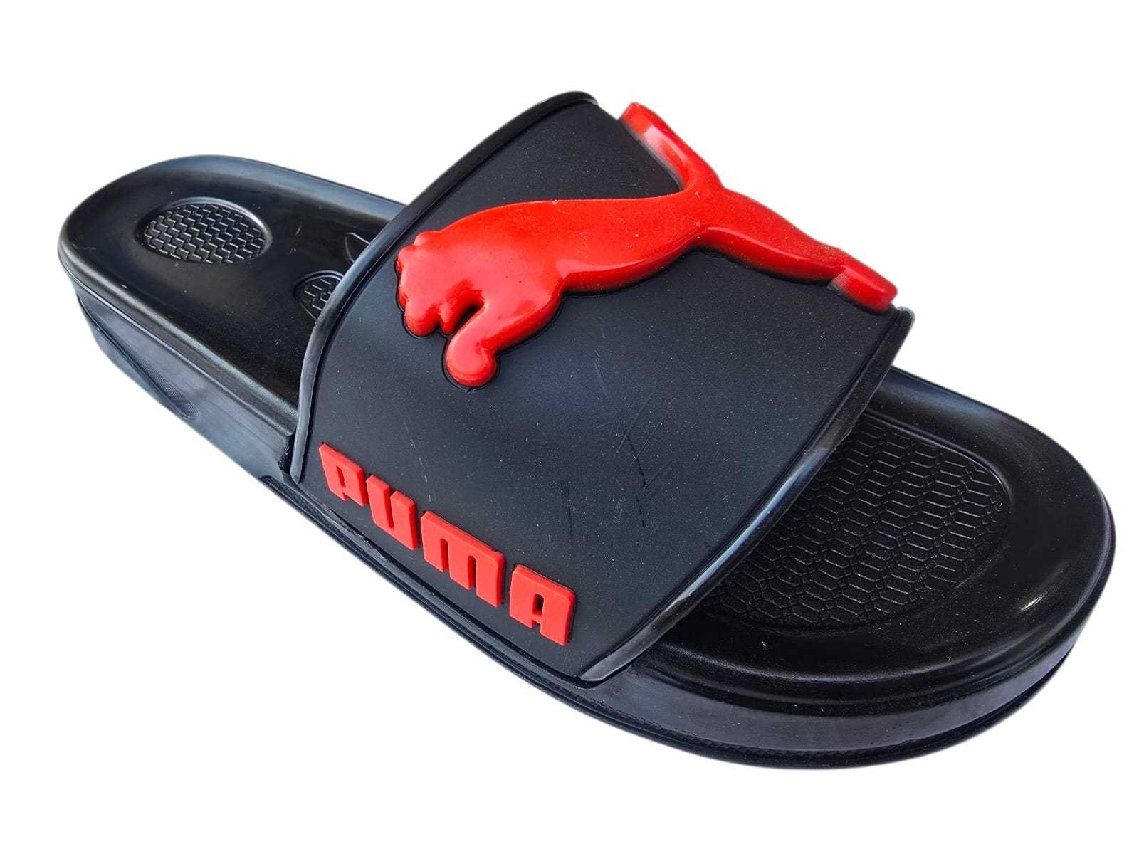 3006 شبشب ربر بروتان رجالي اديدس -puma - اسود*احمر