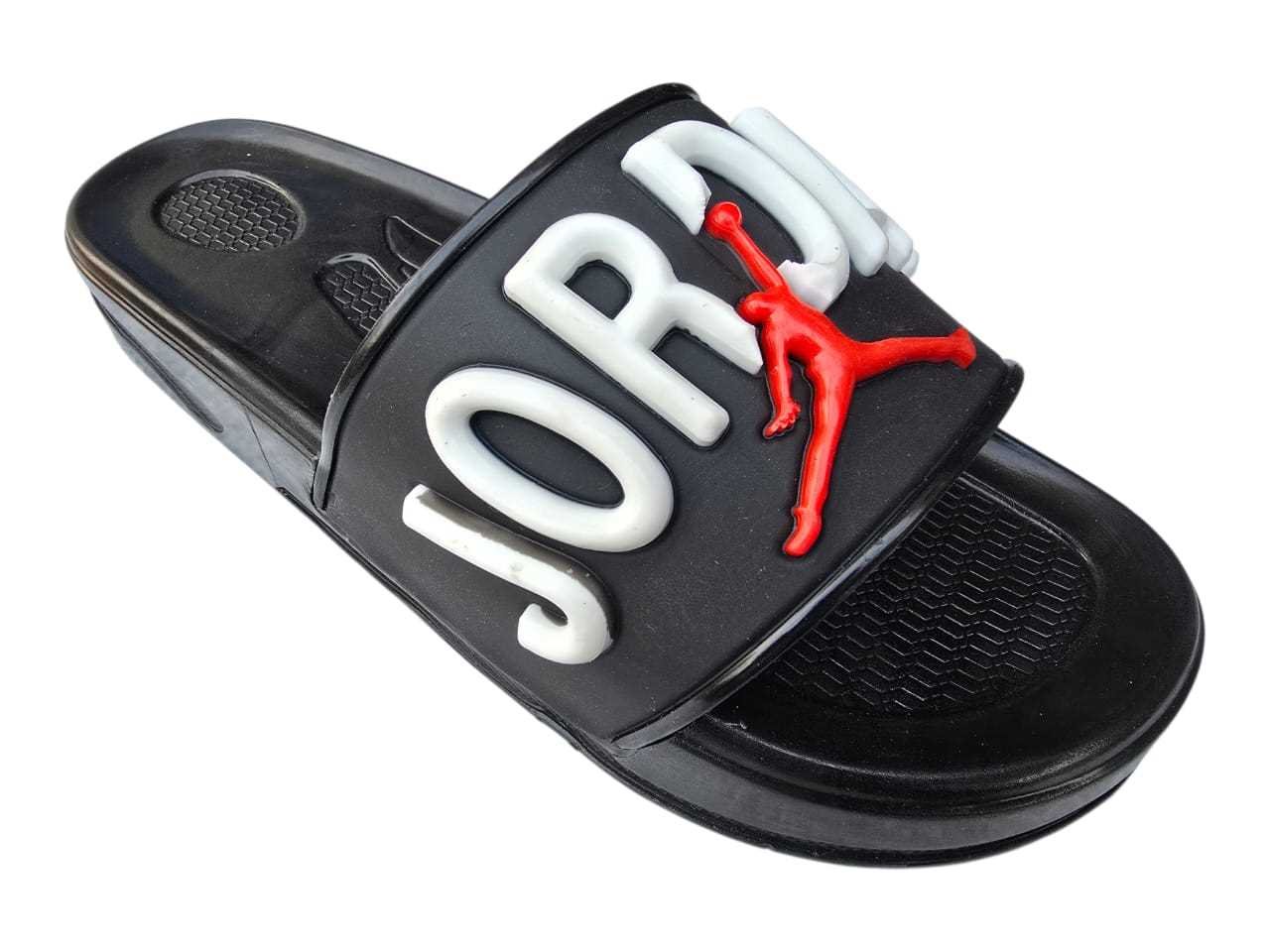 3006 شبشب ربر بروتان رجالي اديدس -gurdan- ابيض*احمر