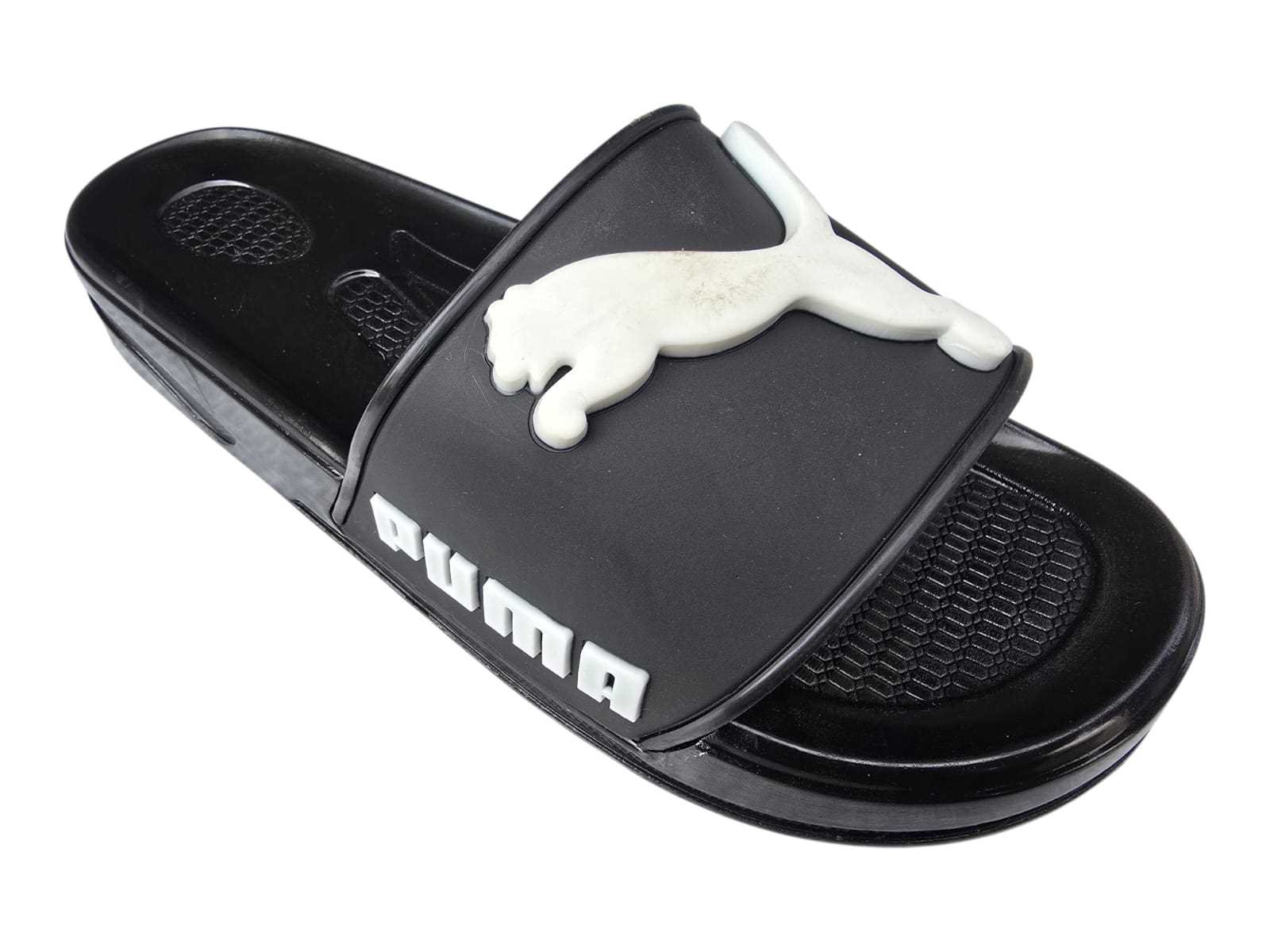 3006 شبشب ربر بروتان رجالي اديدس -puma - اسود*ابيض