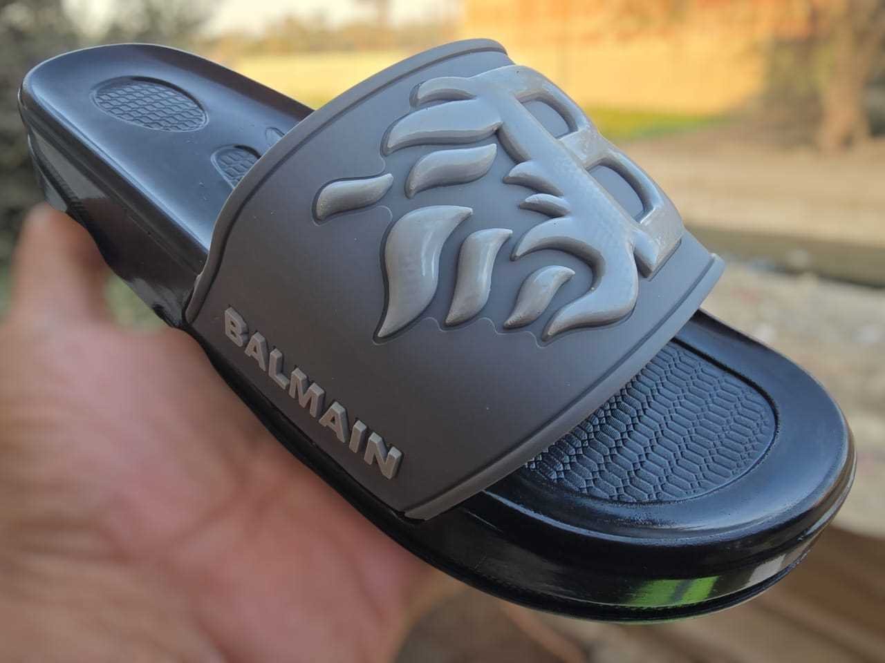 3006 شبشب ربر بروتان رجالي اديدس -BB - رصاصي