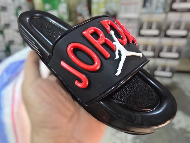 3001 شبشب ربر بروتان رجالي 3 سم -gordan- احمر*ابيض