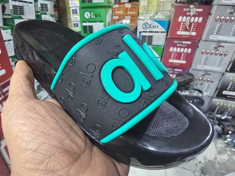 3009 شبشب ربر بروتان شبابي -ALO- اخضر