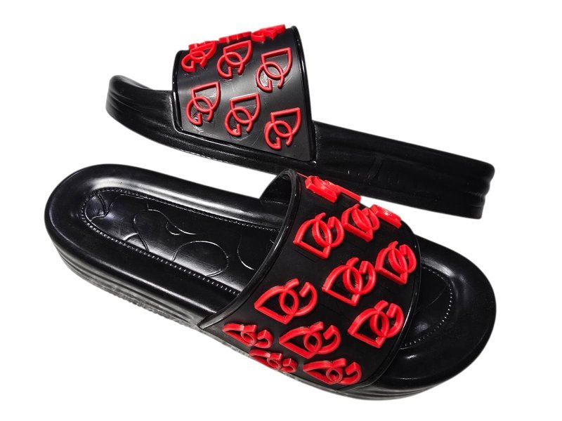 شبشب ربر بروتان شبابي خريطة - dg1- احمر