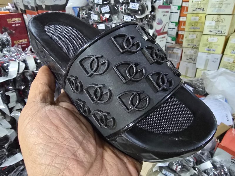 3009 شبشب ربر بروتان شبابي -DG1- اسود