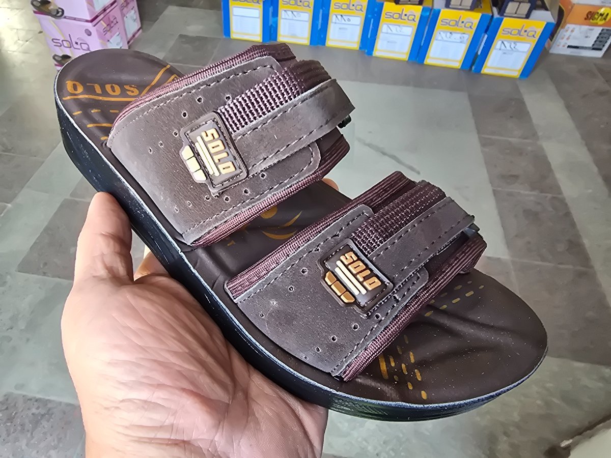 شبشب شمواه مبطن رجالي - solo - 885 -   بني