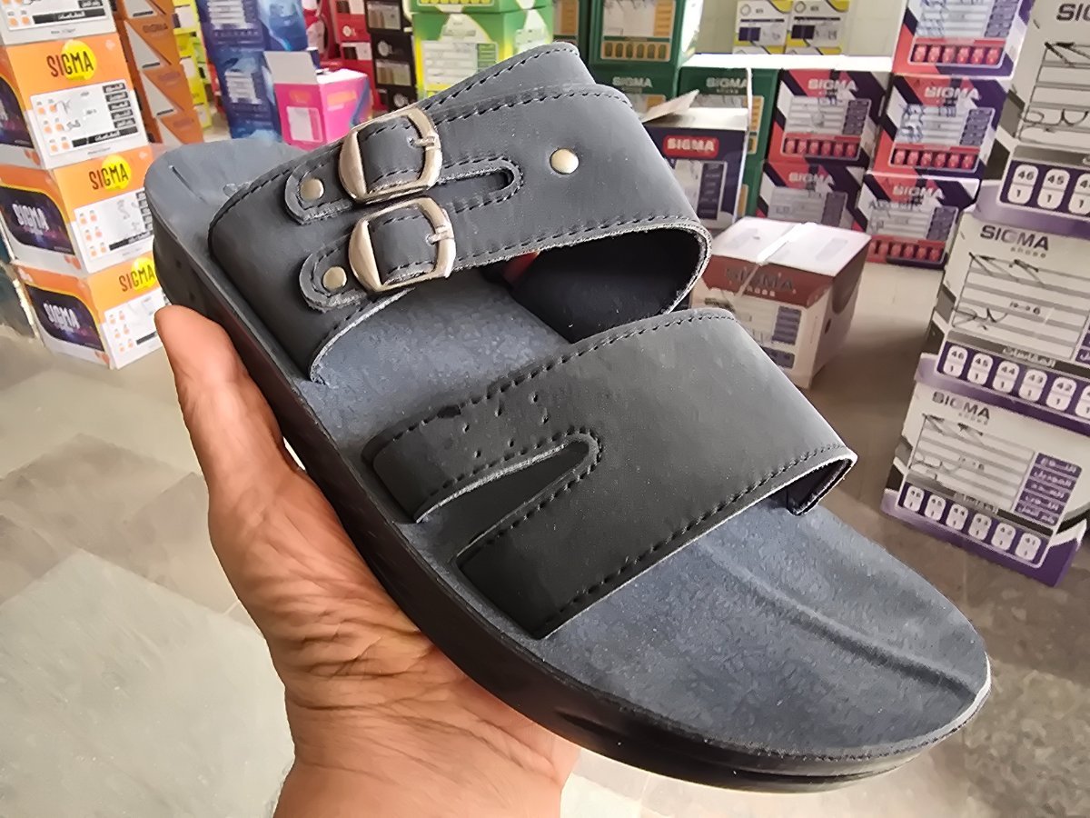 شبشب سكاي مبطن رجالي - super shoes - 780 -   اسود