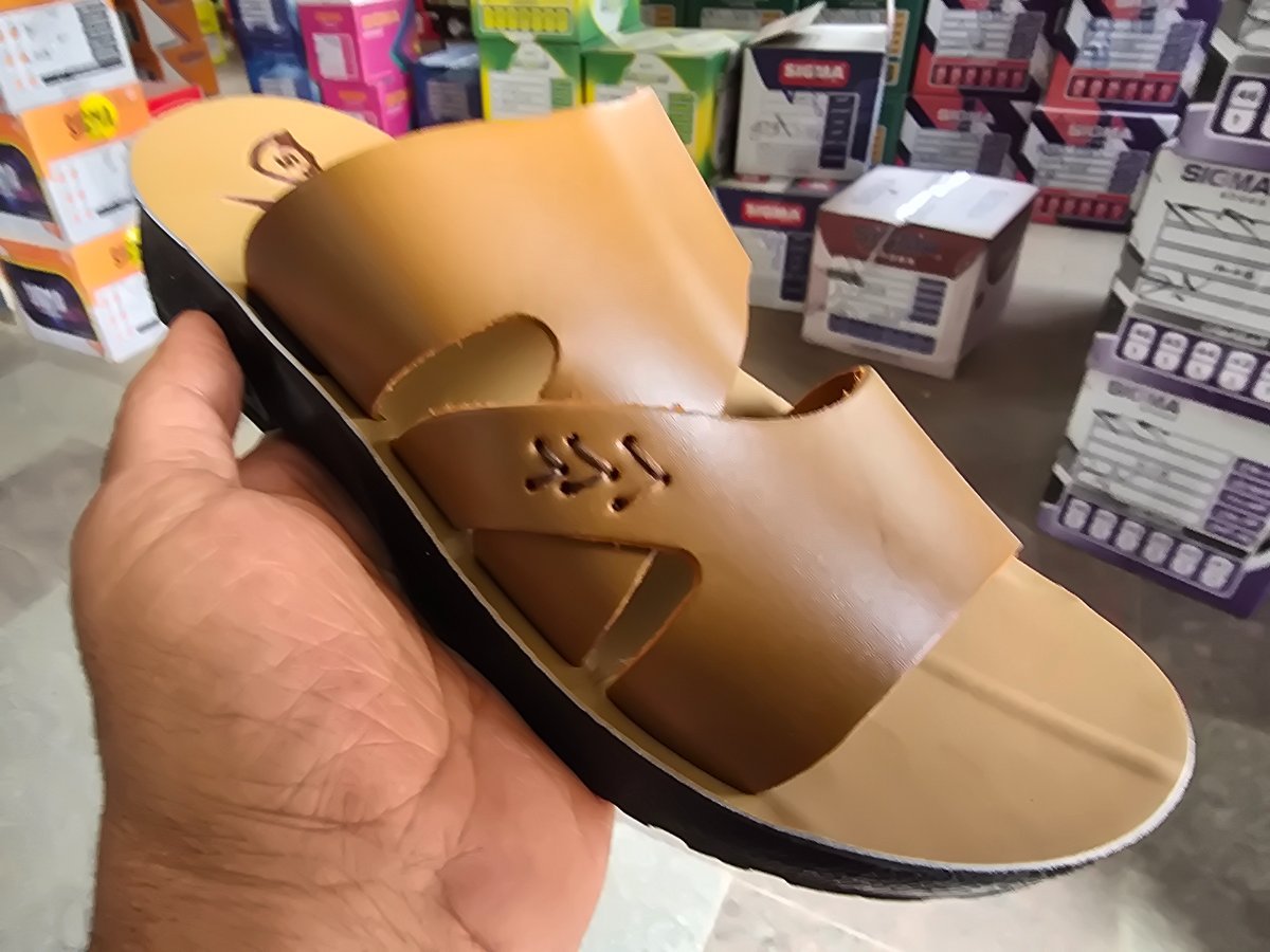 شبشب جلد رجالي - super shoes - 68 - صحراوي