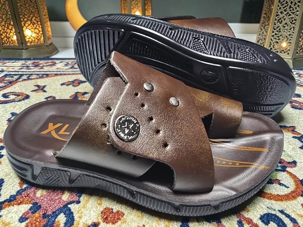 شبشب جلد اولادي - xlux - 409 -   بني